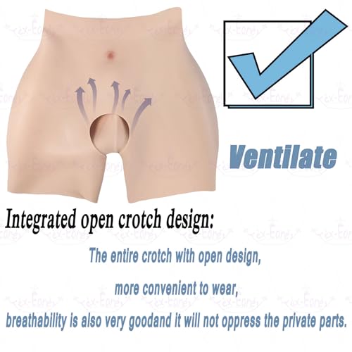 Pantalon en silicone pour les fesses ouvertes évitant la transpiration - 7