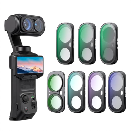 CYNOVA Luna Ultra Filters Kit for Insta360 Luna Ultra Accessories 7-Piece