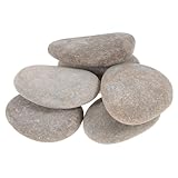 SEWACC カラードローイング小石 手描き用天然ペブル 絵を描くのに適した滑らかな表面 ワックス不要 造園 ポットデコレーション 水槽用などに 使用可能 形不揃い