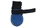 LONSUNEER Dog Shoes Soft and Lightweight with Breathability for Spring Summer and Fall Set of 4 Size Medium Blue