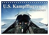 U.S. Kampfflugzeuge. Impressionen (Tischkalender 2026 DIN A5 quer), CALVENDO Monatskalender: Die faszinierende Technik der Luftwaffe (CALVENDO Technologie)