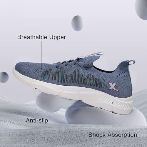 Image of XTEP Men's Running Shoes Sports Lace Up Casual Sneakers Breathable Lightweight Anti-Slip Shoes