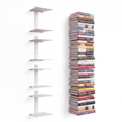 Banzoni 8-Tier Invisible Bookshelf