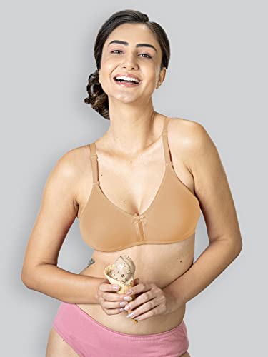 Image of Lyra 516 Flora Mesh Ladder Moulded Premium Cotton Bra Skin