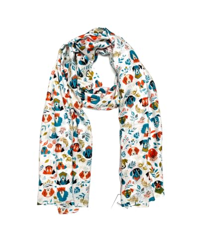 Image of bratkrok WOMEN'S STYLISH FLORAL PRINTED RAYON SCARF /SCARVES /STOLE FOR SUMMERS
