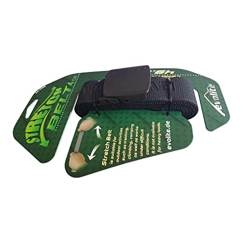 Evolite Elastic Stretch Canvas Belt for Camping & Work - Men's Belts Flexible & Durable for Hiking, Outdoor, Work & More3