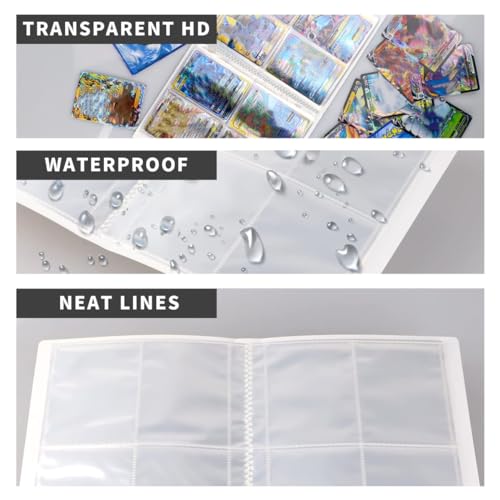 Sammelalbum, Sammelkarten Album Karten Heft, Sammleralben, 30 Seiten, Kapazität für 240 Karten