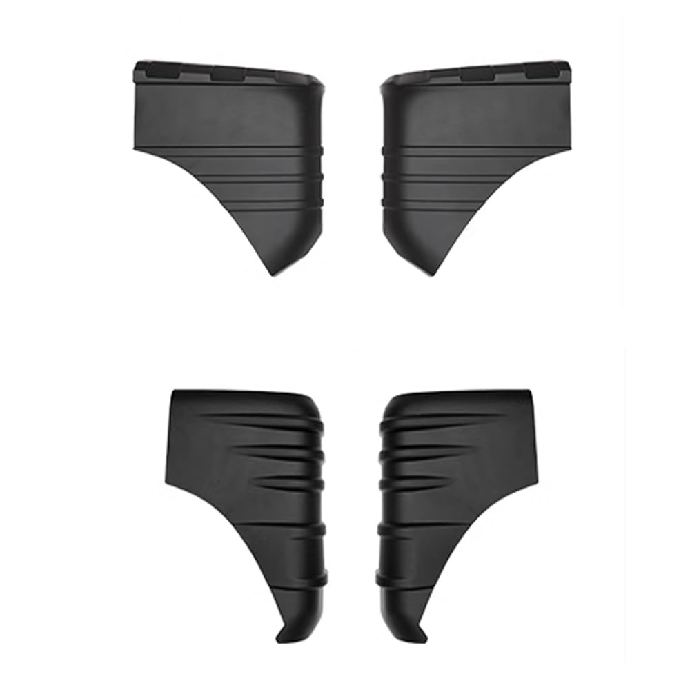 ABS Exterior Front & Rear Auto Wrap Angle Protection Cover Trim,Fit for Suzuki Jimny 2-Door/4-Door 2019-2025,Car Anti-Collision Protection Skins & Decals Accessories (Black Front & Rear)