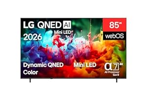LG 85QNED7EB3A TV 85 Zoll (215 cm) 4K QNED Mini LED AI TV (α7 Gen9 4K AI Prozessor, webOS 26, 60Hz (VRR bis zu 60Hz)) [Modelljahr 2026]