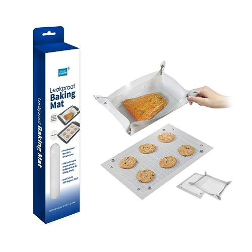 GOURMEO Nonstick Baking Sheets for Baking Accessories - Set of 3 Heat-Resistant & Reusable Baking Sheet Liners for Kitchen Essentials - 12.5 x 18