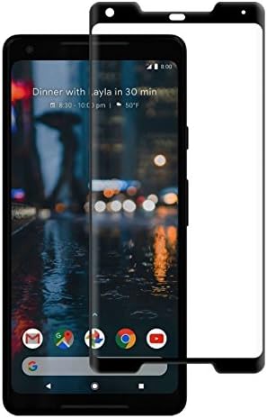 [Full Adhesive] Google Pixel 2 XL Screen Protector, Hero Shield 3D Curved Full Coverage HD Clear 9H Hardness Tempered Glass Screen Protector for Pixel 2 XL