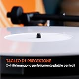 Zoom IMG-2 tappetino acrilico bianco per giradischi Zoom IMG-2 tappetino acrilico bianco per giradischi