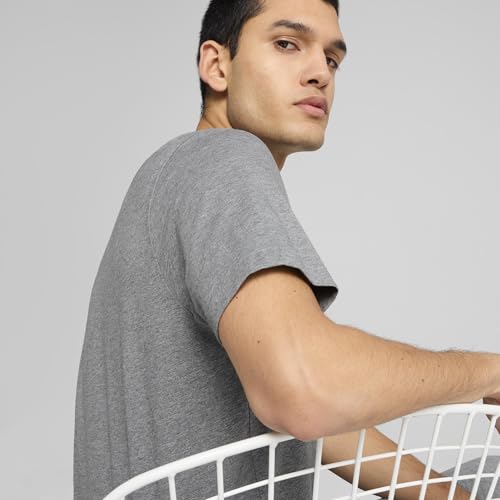 Image of Puma Men Cotton Solid Regular Fit Tees