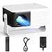 Yoton Mini Proyector Portátil [Rotación 180°& Auto Keystone] Y3 Proyector Portátil Soporte 1080P, 15000L Videoproyector con 50% Zoom, Projector Portable Compatible con Teléfonos/PC/USB/HDMI-Negro