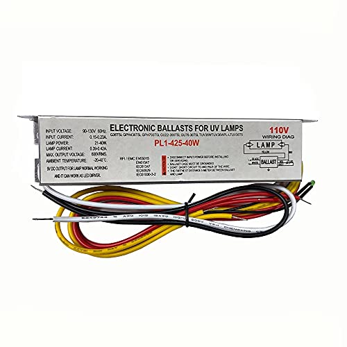 Balasto Electrónico PL1-425-40W 110V para Lámparas G36T5L miniatura 2