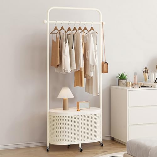 Vestiaire industriel métal blanc 70 cm avec étagère à chaussures pour entrée ordonnée