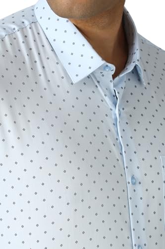 Image of Peter England Men's Cotton Print Slim Fit Shirt