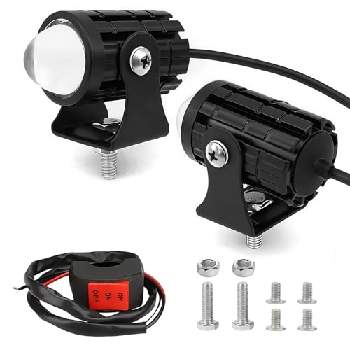 �t�H�O�����v led �o�C�N�t�H�O�����v �ėp 2�Z�b�g ���P�xLED �z���C�g�ƃC�G���[�ؑ� �ԊO�⏕�� �O�Ɠ� �h���ϏՌ� �X�C�b�`�t�� ��Ƃ�@�B�Ɩ��ɂ��Ή�