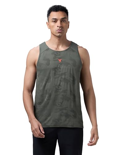 Image of TECHNOSPORT Mens Crew Neck Gym Vest
