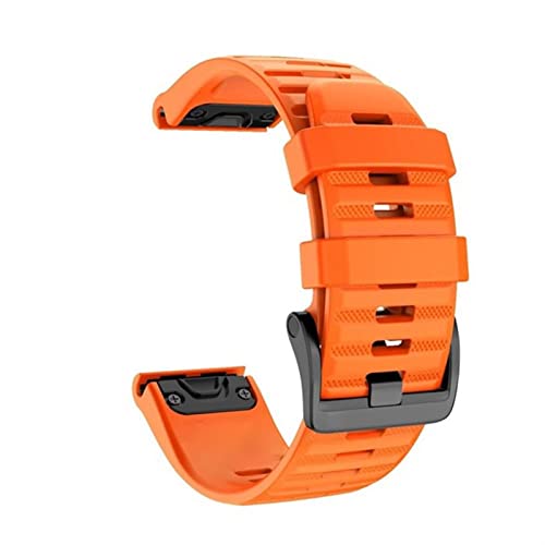Sangle de montre 26mm pour Garmin Fenix 6X Pro bracelet silicone violet