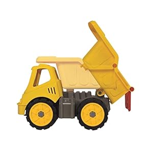 BIG – Power Worker Mini Kipper – Kippfahrzeug geeignet als Sandspielzeug und für das Kinderzimmer, Reifen aus…