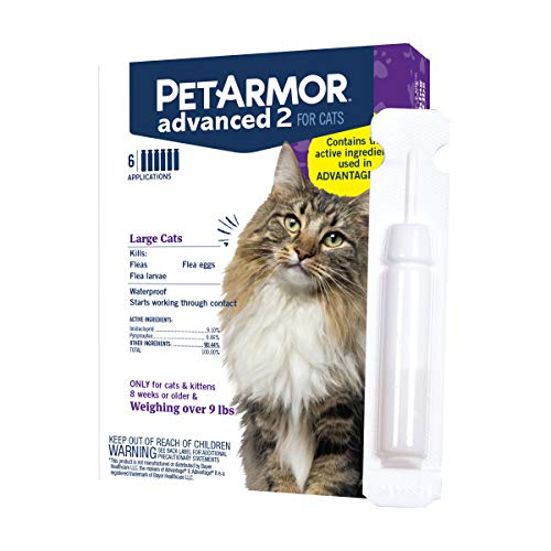 Petarmor Advanced 2 Flea Prevention For Large Cats, 6 Month Supply #TOP3