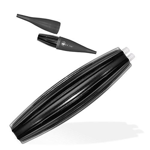 DILAW Shisha Ice Bazooka + Alu Mundstück + Silikonschlauch Set Kombinierbar mit Allen Handelsüblichen Schläuchen Black – Bild 5