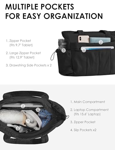 50% Off EASYSO Quilted Tote Bag - Lightweight & Large Capacity