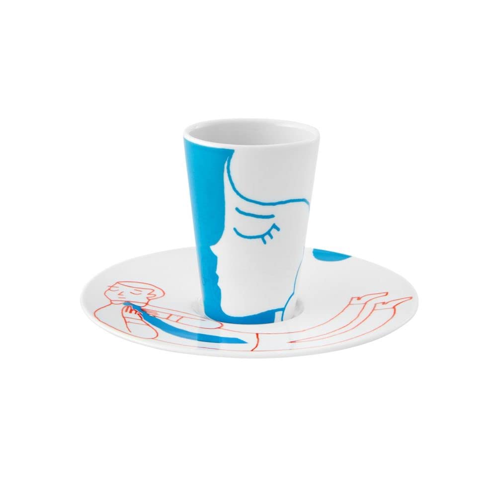 Vista AlegreEscape Goat Espresso Cup and Saucer II, 21137597