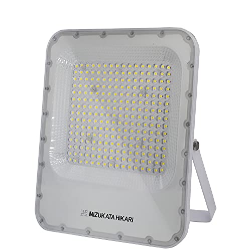 LED投光器 200W 作業灯 45800lm プロジェクター付き高輝度チップ 明るさ300%達成 3.2mコード アース付きプラグ 180°自由調整 防水通気弁 倉庫 照明 屋外用 薄型 1個