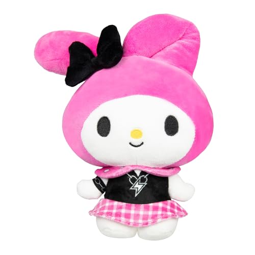 Jazwares Hello Kitty and Friends Series 2, My Melody 8-inch Punks Plush - Officially Licensed Sanrio Product from Ages 6+