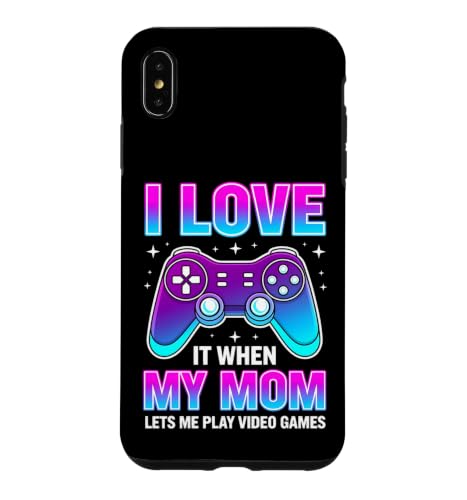 �������Ȃ��ƌ����� When My Mom Lets Play Video Games �X�}�z�P�[�X iPhone XS Max �p