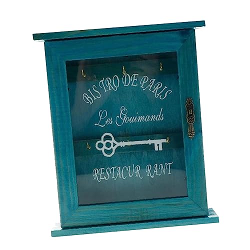Caja De Llaves De Madera, Soporte De Pared, Soporte Decorativo De Madera Para Llaves Con 6 Ganchos, Organizador Rústico Para Tarjetas De Acceso Para El Hogar, Entrada, Pasillo (beige A