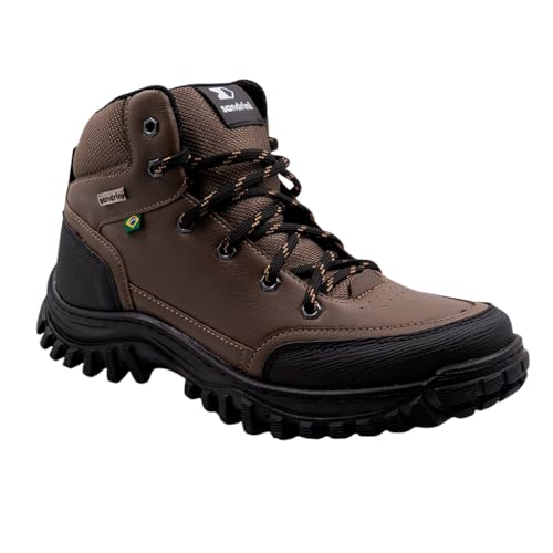 Bota Coturno Sandrini Adventure Masculina Couro Sintético