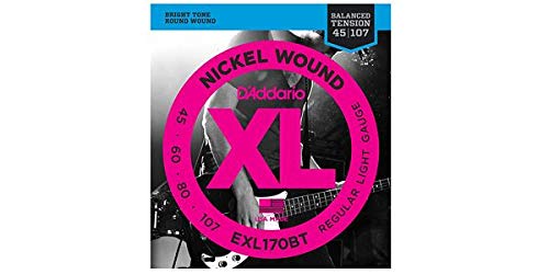 DADDARIO (ダダリオ) エレキベース弦 EXL170BT Nickel Wound Bass BALANCED TENSION Light 45-107