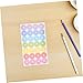 SHINEOFI 40sheet Reinforcement Stickers Self-Adhesive Labels for Loose Leaf Paper Repair Tear-Resistant Hole Protectors for School Office Home Use and Easy to Apply