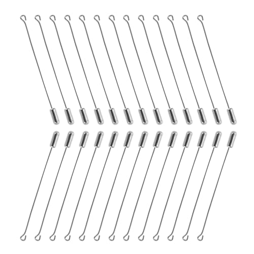 Recopilación de Sujetadores de ramilletes - solo los mejores. 45 WRITWAA 30 Unidades Pasadores Metálicos con Embrague 70 Mm Color Plata para Manualidades, Accesorios para Fabricación de Joyas DIY, Sujetadores para Sombreros, Ramilletes y...