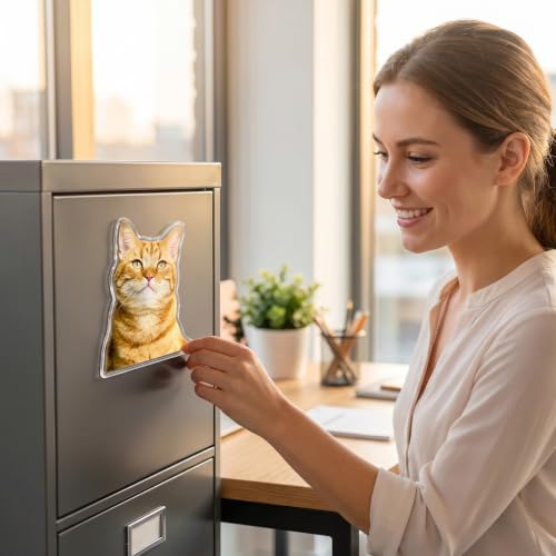 Imán de Foto Personalizado de Acrílico para Refrigerador miniatura 5