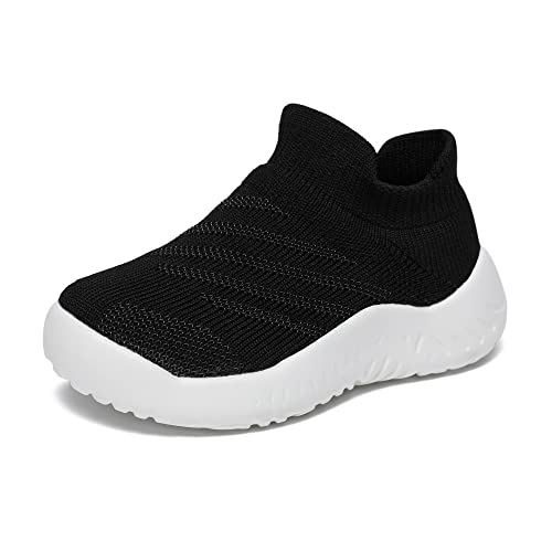 Toddler Sneakers for Baby Boys Girls Slip On Breathable Running Walking Shoes for Little Kids2