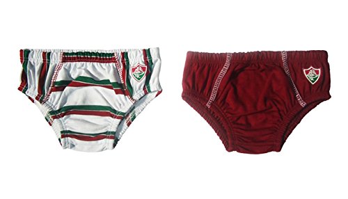 Cueca Times Fluminense, Rêve D'or Sport, Criança , Grená/Listrado, P