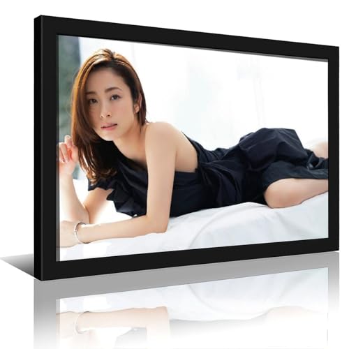 ˍʐIȃ|X^[ KXA[ou }bg̃|X^[ t[A͂ȃR[i[̎ʐ^t[AM[̕ǂ̊zS[h A~jEʐ^t[ Black Frame-style 20x30inch(50x75cm)
