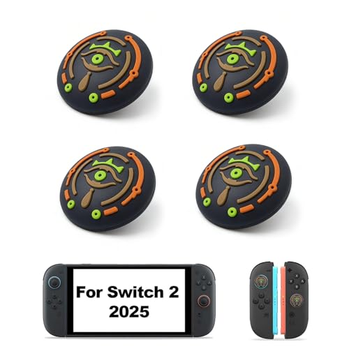 Joystick Kappen für Nintendo Switch 2 (2025), 4PCS Switch 2 Joystick Kappen Silikon Thumb Grips Caps Weiche Thumbstick Caps Joy Con Daumenkappen Niedlich Spielezubehör Verbessertes Spielerlebnis