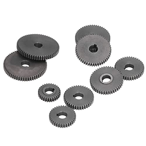 Image of 9Pcs Metal Gear Set Mini Lathe Cutting Machine Gears