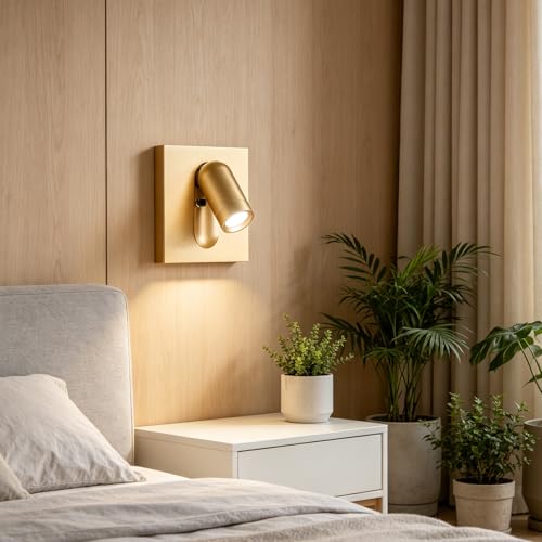 Lámpara de pared interior ideal para lectura nocturna en el dormitorio 7