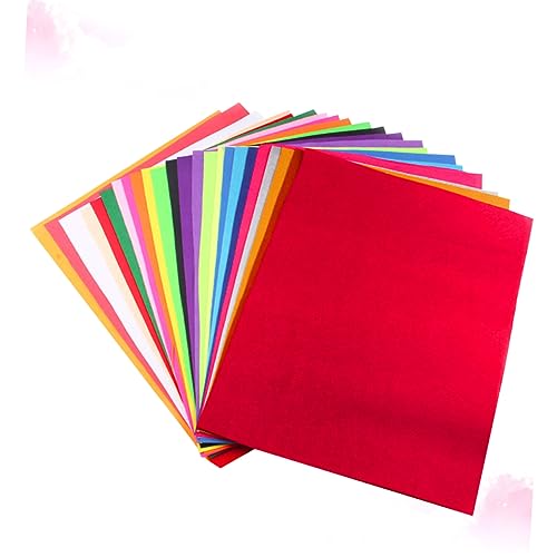 NUOBESTY DIY Felt Cut Sheets 30x30cm Nonwoven Fabric Remnants Precut Fabric for Quilting