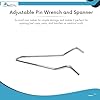 MARINE CITY Deck Plate Key, Stainless-Steel, Adjustable Pin Wrench and Spanner, Durable, Lightweight, Ergonomic Handle, Ideal for Fuel Caps, Vents, Hatches, and Boat Enthusiasts Use #4