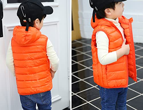 Betadog Toddler Kids Baby Boys Girls Winter Warm Lightweight Bear Ears Hooded Sleeveless Padded Vest2