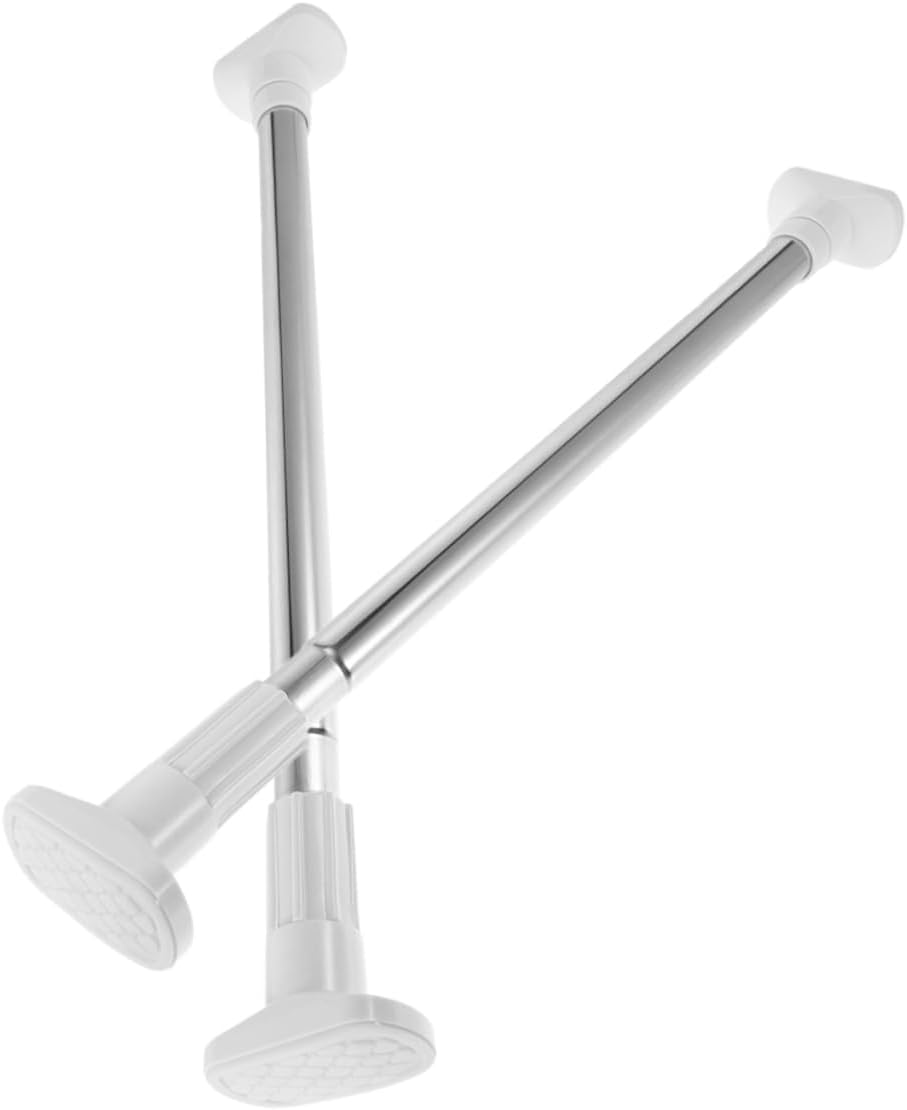 2Pcs Tension Rods for Closet Heavy Duty Closet Bars No Drilling Required Telescopic Clothing Pole for Hanging Clothes Towels