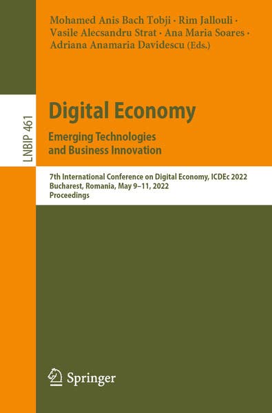 Buy Digital Economy. Emerging Technologies and Business Innovation — BookShops.in