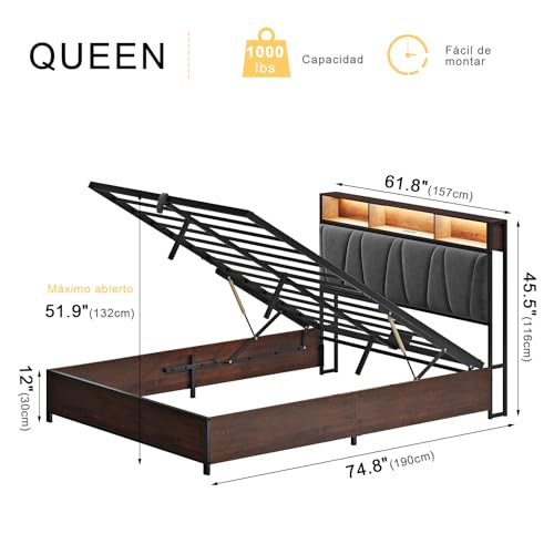 La Mejor Selección de Cama Queen Size Precio de esta semana. 8 Cama Queen Size Precio marca HOMELYA (2)